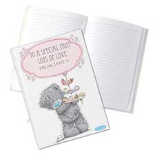 Personalised Me To You Bear Cupcake Hard Back A5 Notebook Image Preview
